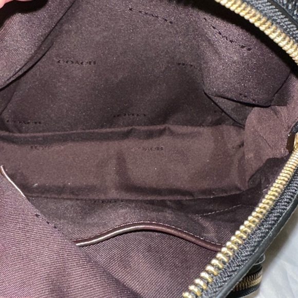 Coach Black Leather Backpack Purse - Picture 6 of 16